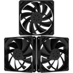 Novonest PC кейс вентилятор 120mm pwm высокая эффективность тихий звук вентилятор PWM 4PIN коннектор pc детали охлаждающий вентилятор 3шт.@1 комплект подлинный . чёрный 