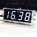 4 шт. DIY цифровой LED часы комплект,DIY цифровой датчик времени комплект, электронный часы комплект, автоматика отображать имеется, электронное оборудование love . дом к идеальный подарок, сигнализация функция, таймер 