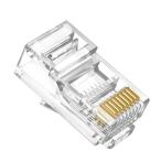 RJ45 Cat6 LAN коннектор LAN коннектор 8P8C Cat6A соответствует LAN кабель для коннектор штекер crystal head электропроводка простой 100 шт 