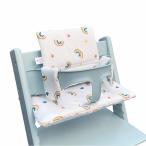 ZARPMA высокий стул подушка хлопок накладка .... хлопок ткань покрытие . применение Stokke TrippTrapp стул ( белый радуга )