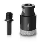 KIMLONTON бриллиант отверстие so- core bit φ35mm сухой вакуум .. установка стекло дрель bit M14s красный шестиугольник автомобиль nk керамика * плитка 