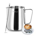  молоко Jug Latte искусство молоко питчер 18/8 из нержавеющей стали шкала линия имеется кофемолка k four ma-(400ml)