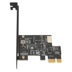 Acogedor PCIE to USB 3.2 повышение карта, высокая скорость черный 5Gbps PCIE X1 to Type E карта, настольный фреон 