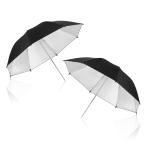 EMART 33"/84cm umbrella 2 упаковка освещение фотосъемка для umbrella Pro фотография Studio фотография фотосъемка для черный / серебряный отражающий освещение зонт черный / серебристый 