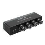 Cubilux 3.5mm аудио миксер,4 way стерео / моно AUX миксер, супер низкий шум Mini линия, independent громкость регулировка 