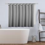 AooYo душ занавески 140 x 80cm маленькое окно короткий водонепроницаемый защита от плесени обработка модуль с ванной ванна ванная занавески ванная окно ванна окно пепел однотонная ткань 