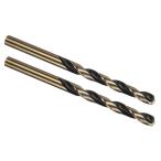 Kozelo 2PCS кручение дрель bit - [6.5mm/0.26"].. titanium покрытие высокая скорость сталь круг ось jo балка bit комплект чёрный золотой металл 