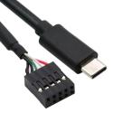 CY кабель USB 2.0 материнская плата 9 булавка 10 булавка заголовок - модель C USB-C кабель 50 cm Mini монитор сенсор 