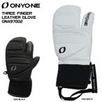 2026-27 ONYONE( Onyone )THREE FINGER LEATHER GLOVE(3 палец кожа перчатка )/ ONA97002[ лыжи перчатка ][ скорейший предварительный заказ ]