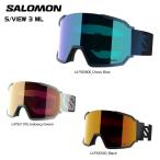 ショッピングゴーグル 2025-26 SALOMON（サロモン）S/VIEW 3 ML（エスビュー3 マルチレイヤー）【スキースノーゴーグル】【早期ご予約】