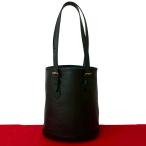 ほぼ未使用 LOUIS VUITTON ルイヴィトン ヴィンテージ バケット PM エピ レザー 本革 ミニ トートバッグ ハンドバッグ ノワール 16557