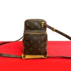 極 美品 LOUIS VUITTON ルイヴィトン ヴィンテージ アマゾン モノグラム レザー 本革 ショルダーバッグ ポシェット ブラウン 197-8