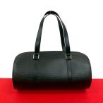 極 美品 LOUIS VUITTON ルイヴィトン スフロ エピ レザー 本革 ハンドバッグ ミニ ボストンバッグ ドラムバッグ ノワール 黒 481-7
