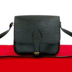 極 美品 LOUIS VUITTON ルイヴィトン ヴィンテージ サンクルー エピ レザー 本革 ショルダーバッグ ポシェット ブラック 黒 471-2