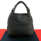 極 美品 希少品 BOTTEGA VENETA ボッテガ ヴェネタ イントレチャート レザー 本革 ハンドバッグ トートバッグ ブラック 黒 81899