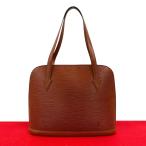 ショッピングVUITTON ほぼ未使用 LOUIS VUITTON ルイヴィトン リュサック エピ レザー 本革 トートバッグ セミ ショルダーバッグ ケニアブラウン 89945