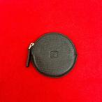 ショッピングロエベ 極 美品 LOEWE ロエベ アナグラム ロゴ レザー 本革 丸型 ラウンドジップ コインケース 小銭入れ ミニ ウォレット ブラウン 茶 21126