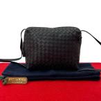 極 美品 袋付き BOTTEGA VENETA ボッテガヴェネタ イントレチャート レザー 本革 タッセル ミニ ショルダーバッグ ダーク パープル 26074