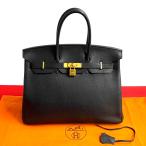 極 美品 希少品 □N 刻印 HERMES エルメス バーキン35 トゴ レザー 本革 ゴールド金具 ハンドバッグ トートバッグ ブラック 黒 21759