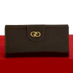 ほぼ未使用 GUCCI グッチ オールドグッチ ヴィンテージ GG ロゴ 金具 レザー 本革 二つ折り 長財布 ウォレット ブラウン 茶 38627