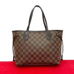 ほぼ未使用 希少品 LOUIS VUITTON ルイヴィトン ネヴァーフル PM ダミエ レザー ハンドバッグ ミニ トートバッグ ブラウン 茶 28245