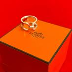 ショッピングエヴァ 極 美品 箱付き HERMES エルメス エヴァー シェーヌダンクル MM シルバー925 リング 指輪 52 サイズ 12号 シルバー 33065