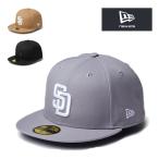 ショッピングニューエラ キャップ ニューエラ 59FIFTY キャップ サンディエゴ パドレス 黒 ブラック グレー カーキ ベージュ