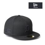 ニューエラ キャップ 59FIFTY MLB Black on Black デ