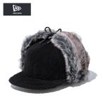 ショッピングLION ニューエラ 耳当て付き キャップ 59FIFTY Dog Ear ドッグイヤー ボア ブラック 黒 無地 NEW ERA