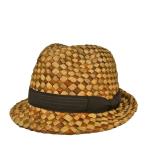 エチェンゴン・ミックスハット 麦わら ストローハット 春夏 メンズ レディース 小さいサイズ 54cm 56cm S M 帽子