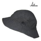 ミュールバウアー ジャパニーズリネン バケットハット チャコール グレー Muhlbauer