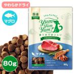 ヤムヤムヤム マグロ やわらかドライタイプ 80g yum yum yum！国産 獣医師監修 犬 ドッグフード ドライフード 餌 エサ 総合栄養食 まぐろ 魚 メール便可