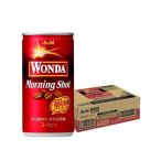 5/5限定全品+3％ 送料無料 缶コーヒー アサヒ WONDA ワンダ モーニングショット 185ml×1ケース/30本  あすつく