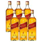 あすつく 送料無料 ウィスキー キリン ジョニーウォーカー レッドラベル 1000ml 1L×6本