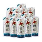 ショッピングアイスコーヒー 送料無料 可否茶館 アイスコーヒー パウチタイプ 無糖 1000ml 1L×1ケース/12袋