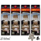 薩摩一 焼酎 25度 2.7Lパック 1ケース 