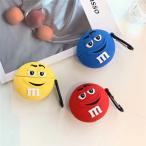 M&Ms AirPods AirPodsPro シリコン ケース カラビナ付き エアポッズ エムアンドエムズ チョコレート