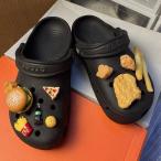 ショッピングジビッツ 11点セット サンダル デコレーションピン チャームズ ジビッツ エムアンドエムズ  ポテト ナゲット  食べ物 可愛い かわいい おもろい キャンディーベア 飴