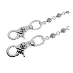  Chrome Hearts CHROME HEARTS [ 1BALL LONG-T 2 ] 2 зажим длинный #1 Cross мяч серебряный цепочка для бумажника w27688