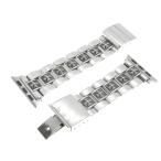  Chrome Hearts CHROME HEARTS # [ FLAT APL 44MM CH PLS WMN ] Apple watch серебряный часы частота наручные часы s2602