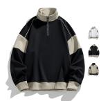  весна одежда футболка мужской футболка половина Zip mok шея весна одежда весна тренировочные топы мода 