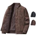 メンズ ジャンパー ジャケット スタジャン スタジアム ブルゾン 厚手 綿入り 暖か 秋冬 秋物 防風 防寒