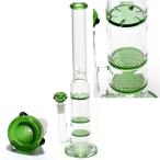  Tornado двойной соты большой 4 слой тип лёд стекло bong/ вода труба курение .