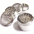 4層式メタルグラインダー(蓋クリア)