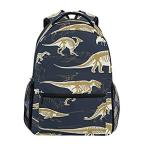 Dinosaur Pattern Backpack School Bag Travel Daypack Rucksack for Students
