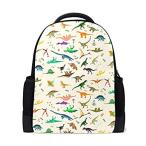 Dinosaur Bird Colorful Cartoon Backpack for Girls Boys for Middle Primary S