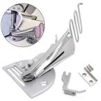 曲線エッジのオーバーロックフォルダー ポロシャツ 時計ステッチミシン フットソー 機械付属品 ツール 2023