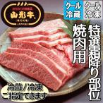弊社の主力取り扱いブランド山形牛で焼肉を楽しみませんか?　山形牛 焼肉用 特選霜降り部位 500g バーベキュー 黒毛和牛