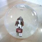 【クリスマス用品】Glas &amp; Licht:ガラスのスノードーム：【セントバーナード】