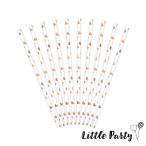 ペーパーストロー ハート ローズゴールド